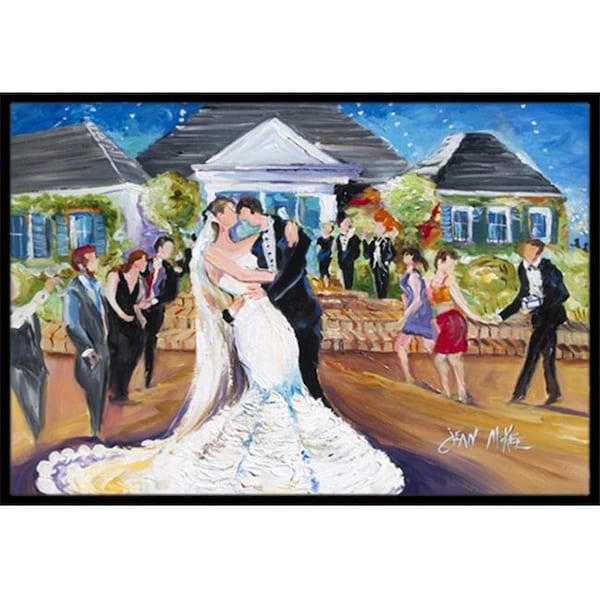 Carolines Treasures JMK1127JMAT Our Wedding Day Indoor & Outdoor Mat; 24 x 36 in. JMK1127JMAT - main